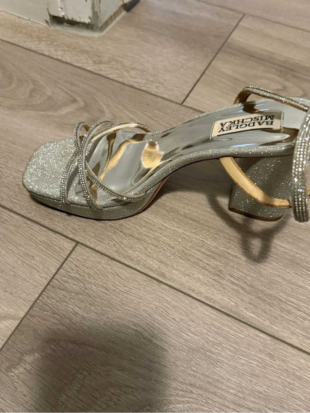 Badgley Mischka sparkling glitter